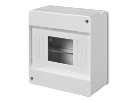 Rozdzielnica natynkowa 6 modułowa 1x6M bez drzwi IP20 MINI S6 2306-00 ELEKTRO-PLAST NASIELSK