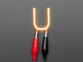 Adafruit Alphabet LED Filament - Warm White Letter "U"