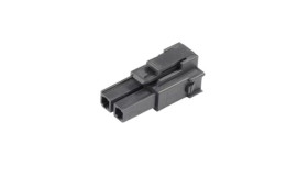Adapter złącza 2-pinowe -rzędowe raster: 5.7mm Molex Gniazdo Montaż na kablu 200456