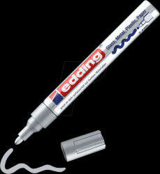 4-750-9-054 Gloss paint marker, 2 - 4 mm, silver