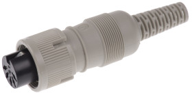 Gniazdo Din 3 -pinowe Żeński Montaż na kablu 34 V AC/DC