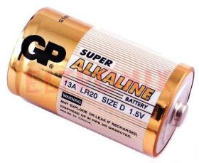 BATERIA LR20 GP SUPER ALKALINE