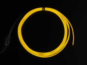 Adafruit Yellow Electroluminescent (EL) Wire - 2.5 meters