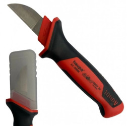 Nóż Monterski Nożyk Do Przewodów z Prostą Klingą VDE 1000V 50mm HAUPA