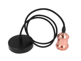 LED line Oprawa zwieszana 1xE27 aluminium różowe złoto