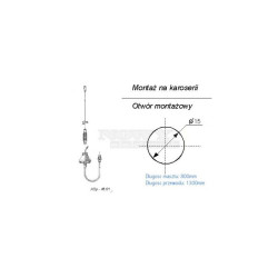 Antena samochodowa ASp-46.01