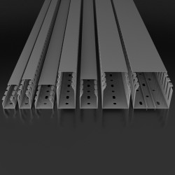 Korytko grzebieniowe 80x40 Kanał kablowy z pokrywą 1m 4/6/ E264