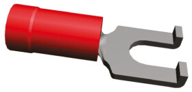 Konektor zaciskowy płaski PLASTI-GRIP Series Izolowane, M4, Czerwony 16 AWG 22 AWG TE Connectivity Winyl