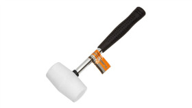 Młotek Gumowy Z Metalową Rączką, Biały 225 G (39-003)