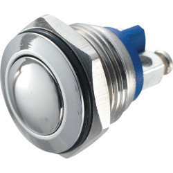 Zip Switch GQ 16B-S 16mm IP65 Vandal Resistant Switch SPST Off-On