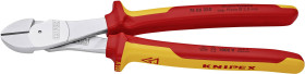 Szczypce boczne wzmocnione Knipex Knipex 74 06 250, Diagonale Zange, Orange, Rot, 250 mm, 453 g 74 06 250, 250 mm, 64 HR