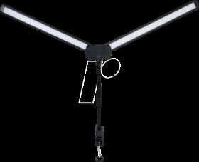 LX700159 LED desk lamp, 18 W, 1100 lm, 5 color temperature levels, black,