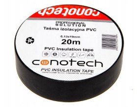 TASMA PVC CZARNA 0,13X19X20M CONOTECH