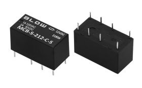 PRZEKAZNIK 12V 2A/240V HFD027/012-S MCBS212CS PRZEŁĄCZNY (2 PARY STYKÓW)
