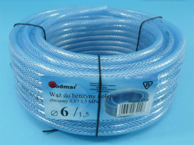 6mm WĄŻ DO BENZYNY ZBRO.3-WARSTWOWE PCV