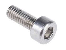 Śruba imbusowa M3 długość 8mm Nakrętka, gniazdo sześciokątne Stal nierdzewna RS PRO