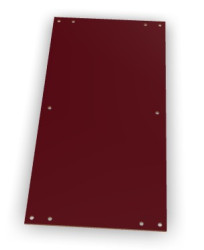 Mounting plate, hard paper, (L x W x H) 230.5 x 116 x 2 mm, for B 2613, 96606200