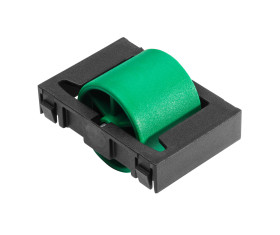 Rolka transportowa śr: 24mm dł: 33.3mm Stal powlekana cynkiem RS PRO