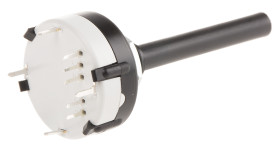 Przełącznik obrotowy, 150 mA przy 250 V AC, 250 V ac/dc, 24V dc, 16-położeniowy, IP65, Lorlin