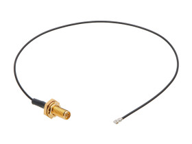 Zespół kabli koncentrycznych złącze A SMA złacze B IPEX MHF długość 305.8mm typ kabla RF Z zakończeniem