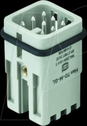 09 21 007 2632 Inserts 7-pole, size 3 A, straight