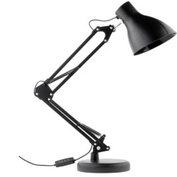 Lampka Biurkowa Stołowa LED 7W CCT Ściemnialna Marti Czarna Lumiled