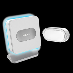 Philips WelcomeBell Color. Dzwonek bezprzewodowy. bateryjny. 8 dźwięków. 300m 531113