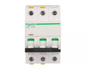 Wyłącznik nadprądowy 3P C 63A 6kA AC iC60N-C63-3 Acti9 A9F04363