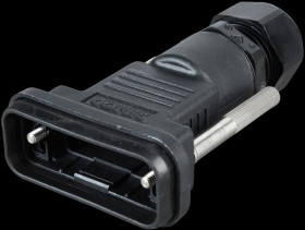 165X14829XE D-sub cap for 15-pin D-sub, black, large, IP67