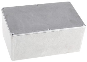 Obudowa Aluminium odlewane szerokość zew. 120 mm długość zew. 188 mm wys. zew. 82 mm Hammond IP54 Naturalny