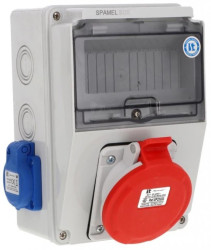 Rozdzielnica 5x32A 2x3x16A INA=32A IP54 SB-074605-S0060-54