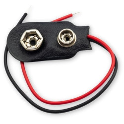 Connector for 9V 6F22 batteries or for 6LR61 baskets