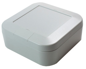 Obudowa ASA szerokość zew. 100 mm długość zew. 100 mm wys. zew. 25 mm Takachi Electric Industrial IP67 Szary