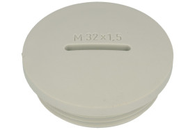 Zaślepka; 514GFK/232; poliamid; jasnoszary; 1,5mm; Pflitsch; RoHS