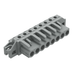 WAGO Listwa stykowa PCB 232 8 -pinowe 1-rzędowe raster: 5 mm Do montażu na płytce drukowanej Kątowy Lutowie Kątowy