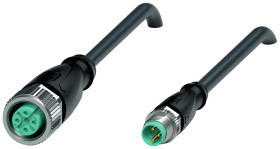 Pepperl+Fuchs 242799 Złącze konfekcjonowane czujnika/aktuatora V11-G-BK10M-PUR-U-V3-GM, piny: 3, 3, 10 m, 1 szt.