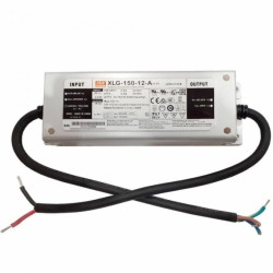 Zasilacz MeanWell 150W 12VDC 12,5A XLG-150-12-A IP67 filtr PFC