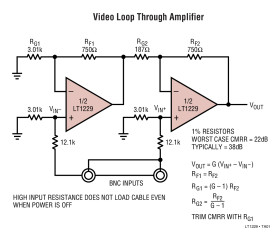 Dual 100MHz Current Feedback Amplifiers
