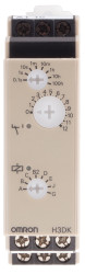 Timer Relay Szyna DIN 12V dc SPDT 1-stykowy Omron SPDT 0.1 s → 1200 h H3DK Wielofunkcyjne funkcyjny