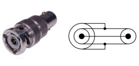 Złącze koncentryczne Męskie do żeńskiego typ złącza Złącze Triax