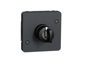 MUREVA STYL Wyłącznik trójpozycyjny IP55 antracyt MUR35061 SCHNEIDER ELECTRIC