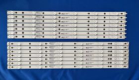 LISTWA LED GJ-2K16-550-D712-V3-L GJ-2K16-550-D712-V3-R PHILIPS 55 cali (55inch) ORYGINAŁ (KOMPLET 14 LISTEW)