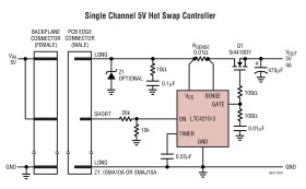 Hot Swap Controller in 6-Lead SOT-23 Package