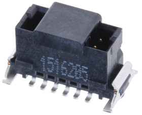 Wtyk PCB 12-pinowe raster: 1.27mm 2-rzędowe ERNI Montaż powierzchniowy 1.6A