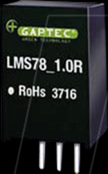 LMS78_15-1.0RL DC/DC converter, 18 V, 36 V, SIP, tube containing 42 pieces