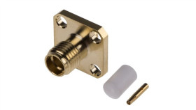 Złącze Koncentryczne, 50, 0 › 18Ghz, Żeński, Lutowane, Montaż Na Kołnierzu