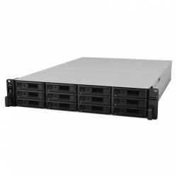 Synology RS3621RPxs 12-zatokowy serwer NAS, Intel Xeon, 8GB RAM, 4x 1GbE RJ-45, RP, RACK 2U