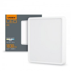 VIDEX Plafon LED 24w 1800lm 4000K NW N/T KWADRAT