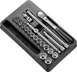 Zestaw kluczy nasadowych Facom MOD.JL161-36 3/8" (10 mm)