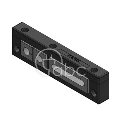 Rama przepustowa do płaskich przewodów KEL-FL H, na 2 moduły KT małe i 1...